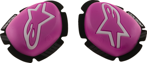 ALPINESTARS GP Plus Knee Sliders - Pink Fluo/White 6400226-3117
