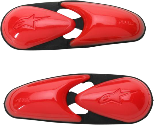 ALPINESTARS Flexible Toe Sliders - Red 25SLITECH-RD