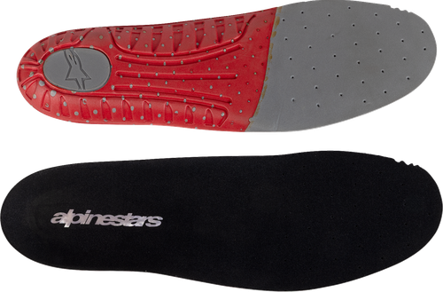 ALPINESTARS Tech 7 Footbed - Dark Gray/Red - Size 15 25FUT74-933-15