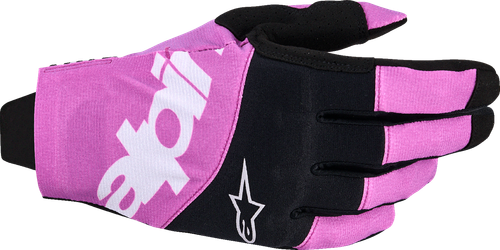 ALPINESTARS Techstar Gloves - Black/Light Gray/Purple - Small 3560125-1568-S