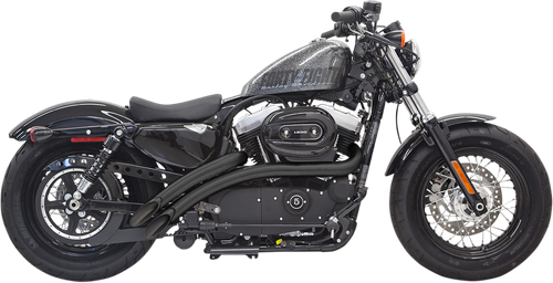 BASSANI XHAUST Radial Sweepers Exhaust System - Black - XL 1X2FB
