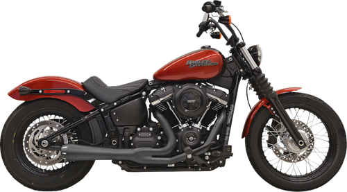 BASSANI XHAUST 2-into-1 Road Rage III Exhaust System - 49-State - Black 1S72RBE
