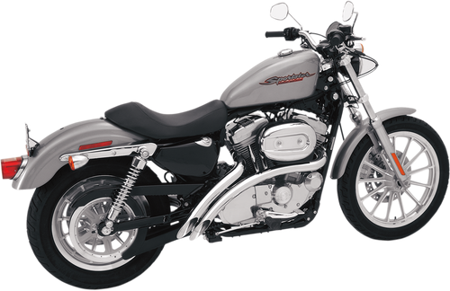 BASSANI XHAUST Radial Sweepers Exhaust System - Chrome - '07-'13 XL XL4-FF12CL