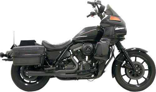BASSANI XHAUST Road Rage 2:1 Exhaust - Black - FXR 1FXRFB