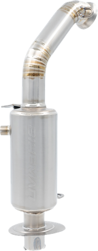 BIKEMAN PERFORMANCE Powder Lite Slip-On Muffler - Stainless Steel 02-228PL-SS-G5