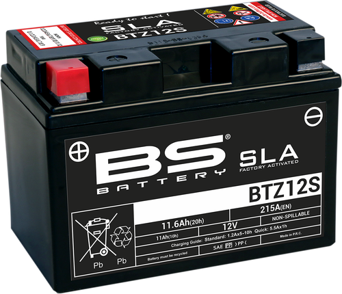 BS BATTERY Battery - BTZ12S (YTZ) 300637-1