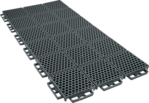 CALIBER ProTech Flooring - Smooth - Light Gray - 8 Piece 13610-10