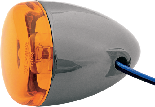 CHRIS PRODUCTS LED Turn Signal - Black Nickel/Amber 8501A-BN