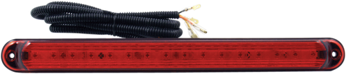 CHRIS PRODUCTS LED Light Bar - Red Lens - Black Base 0988RB