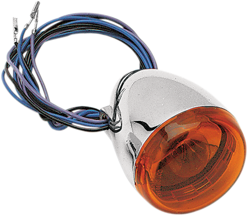 CHRIS PRODUCTS Turn Signal - Chrome/Amber 8501A
