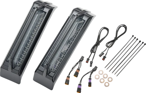 CIRO Filler Panel Tail Lights - Smoke Lens - Black 42051