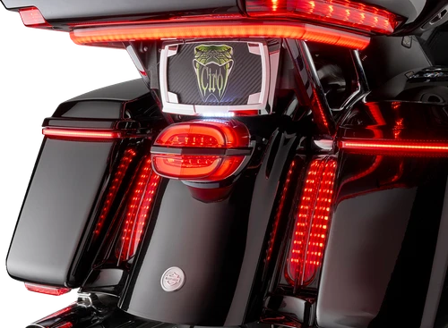 CIRO Taillight - Red Lens - with License Plate Light 40900