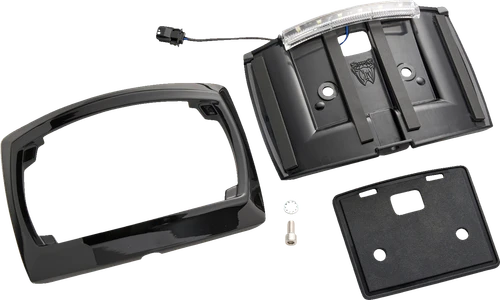 CIRO License Plate Frame - LED - Curved - Black 40520
