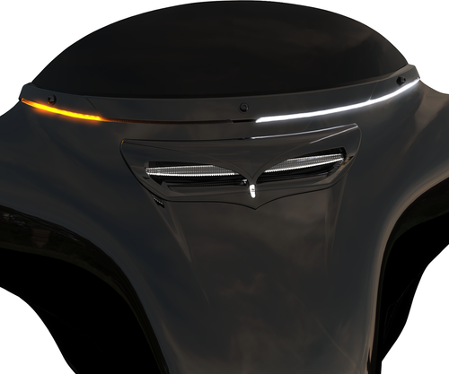 CIRO LED Windshield Trim - Black - FLH 11001