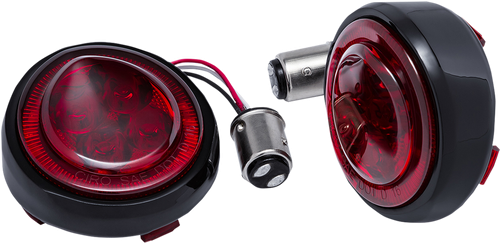 CIRO Turn Signal Insert - Red LED - Red Lens - Black 45720