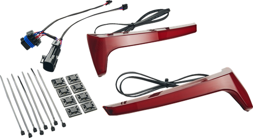 CIRO Saddlebag Lights - Red Lens - Red Turn Signal - Indian 4R110