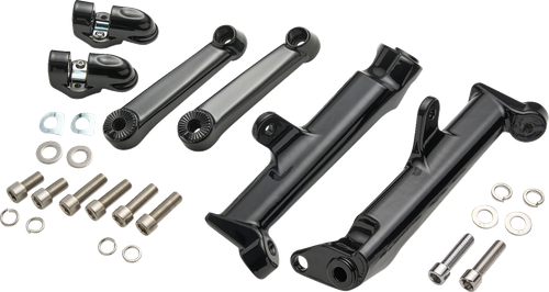 CIRO Frame Mounted Adjustable Highway Peg Mount - Standard - Black 60121
