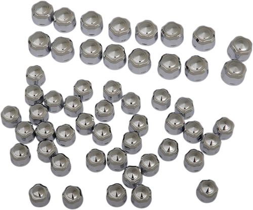 CIRO Caps - Engine/Bolt/Cover - Crown/Diamond-Cut - Chrome - M8 70021