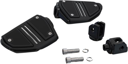 CIRO Twin Rail Foot Pegs - Black 61427