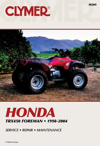 CLYMER Manual - Honda - TRX450 Foreman CM205
