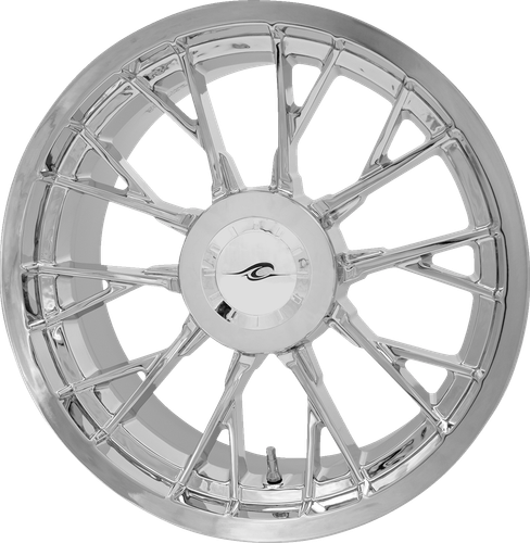 COASTAL MOTO Wheel - Marlin 3D - Rear - Chrome - 18x7 - Trike 3D-MAR-187T-CH