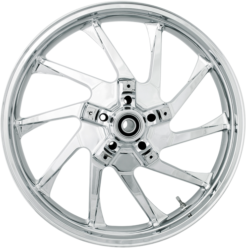 COASTAL MOTO Wheel - Hurricane 3D - Front - Dual Disc/with ABS - Chrome - 21x3.5 3D-HUR213CHABST