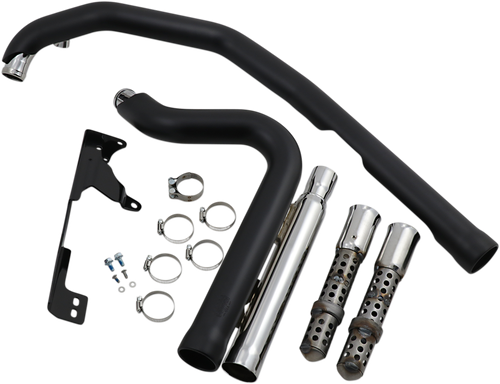 COBRA 909 Speedster Short Exhaust System - Black 6705B