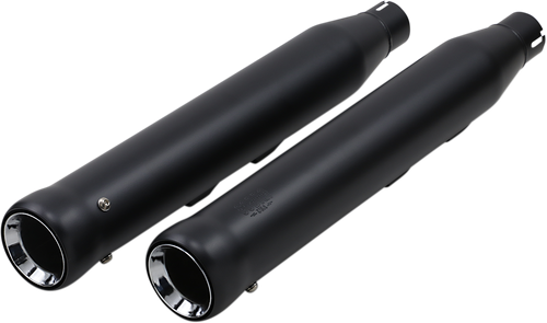 COBRA Neighbor Hater Slip-On Mufflers - 3" - Raven Black - FLSTN 6042B