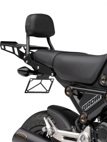 COBRA Sissy Bar Luggage Rack - Black - Grom 02-3607B
