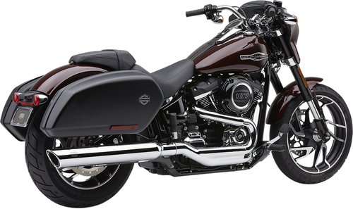 COBRA 909 Twins Slip-On Muffler - FLSB - Chrome 6520
