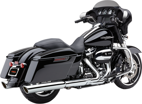 COBRA 909 Twin Slip-On Mufflers - FL - Chrome 6108