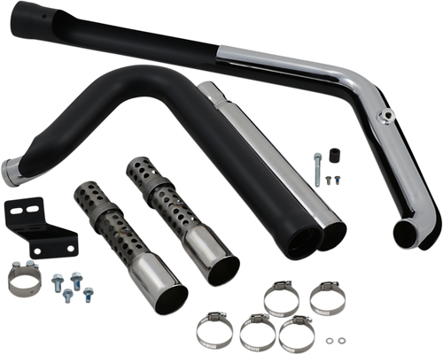 COBRA 909 Exhaust - Black - '12-'17 Softail 6711B