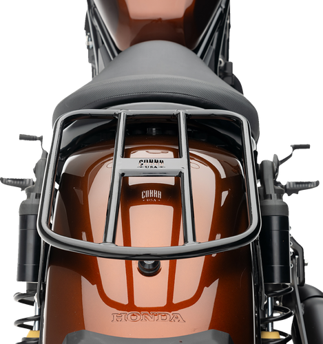COBRA Solo Luggage Rack - Tube - Black - Rebel 1100 02-4109B