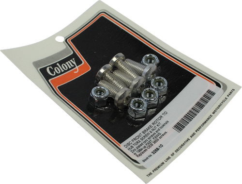 COLONY Bolts with Nuts - Front/Brake Rotor - Kit 3268-10