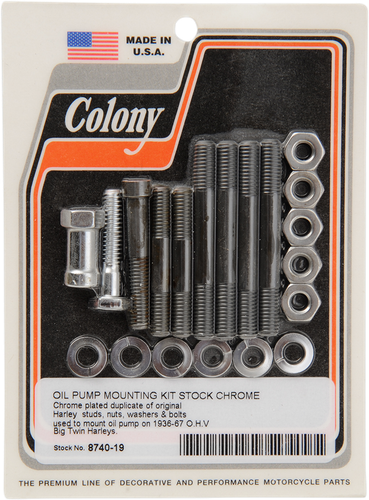 COLONY Pump Mounting Kit - Chrome 8740-19
