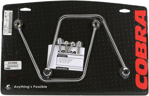 COBRA Saddlebag Support - Chrome - Vulcan 900 02-6468