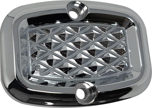 COVINGTONS Rear Master Cylinder Cover - Diamondback - Chrome C3057-C