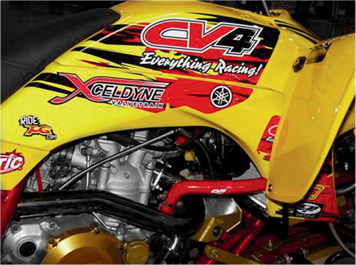 CV4 Performance Radiator Hose Kit - Red - Honda SFSMBC72R