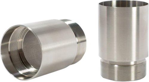 CYCLE VISIONS Fork Tube Extensions - 49 mm - Extends +1" - Chrome CV7115