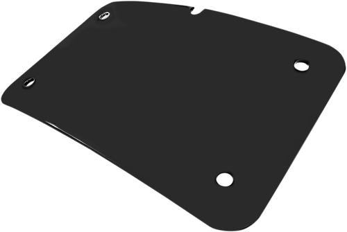 CYCLE VISIONS 3-Hole License Plate Mount - Harley Davidson - Black CV4640BMT