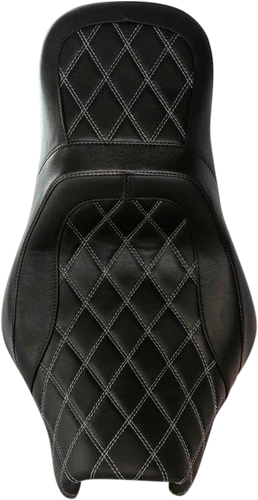 DANNY GRAY Airhawk Weekday 2Up XL Seat - no Backrest Receptacle - Double Diamond Stitch - Air - XL '08-'23 21-411DIAAIR