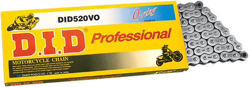 DID 520VO - Pro V Series Drive Chain - 114 Links M520VOX114FB