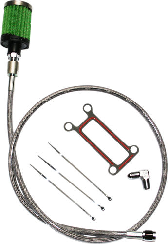 FEULING PARTS Oil Tank Breather Kit - Stainless - 99'-01' Touring 3075