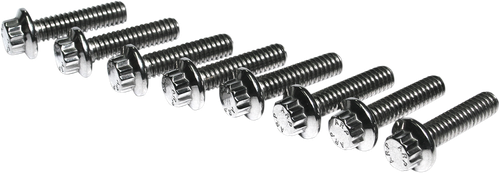 FEULING PARTS Bolts - Lifter Block - 12-Point/Dress-Up - 8 Pack - Twin Cam 3033