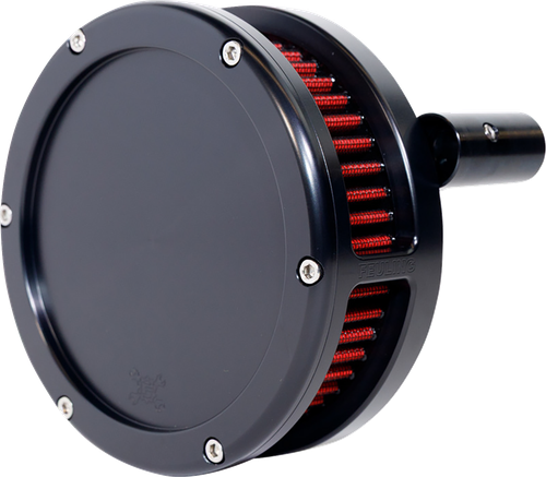 FEULING PARTS Slim BA Air Cleaner Kit - Black - Red Filter - '08-'17 Twin Cam 5453-S