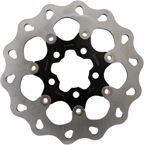 GALFER Brake Rotor - Rear - Black Carrier DF724FLW