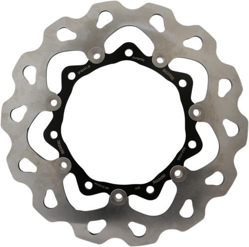 GALFER Brake Rotor - Front - Black Carrier DF834FLW