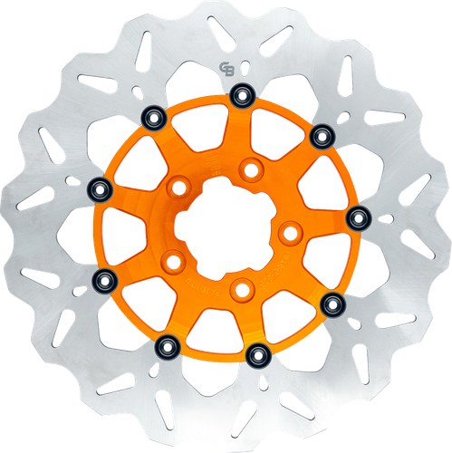 GBRAKES Brake Rotor - Front - Orange GBDU020