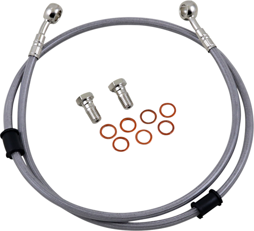 GBRAKES Brake Line Kit - Stainless Steel FK003D614-1