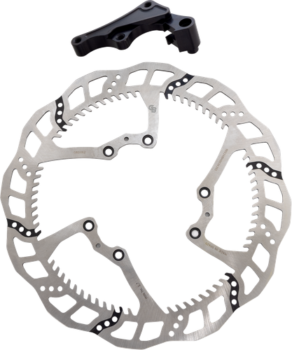 GBRAKES Brake Rotor Kit With Bracket - Solid Mount - 280 mm GBDOS222